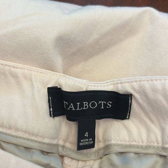 Talbots Pale pink Ankle Side zipped Pants Size 4 EUC - Picture 6 of 7